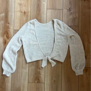 Abercrombie & Fitch Cream Women's Sweater